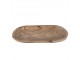 Přírodní dřevěná servírovací mísa/talíř - 40*18*4 cm