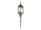 Zlatá antik nástěnná kovová lampa Malia - 26*30*109 cm E14/max 1*60W