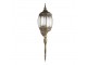 Zlatá antik nástěnná kovová lampa Malia - 21*26*83 cm E14/max 1*60W