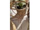 Kovový stojan s lavórem a džbánem s květy Flower - Ø43*82cm
