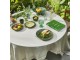 Set 2ks zelený keramický jídelní talíř The Esmeralds - 27*3cm