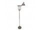 Stříbrná antik kovová stojací lampa Gildo - Ø 25*154 cm E27/Max 1*60W
