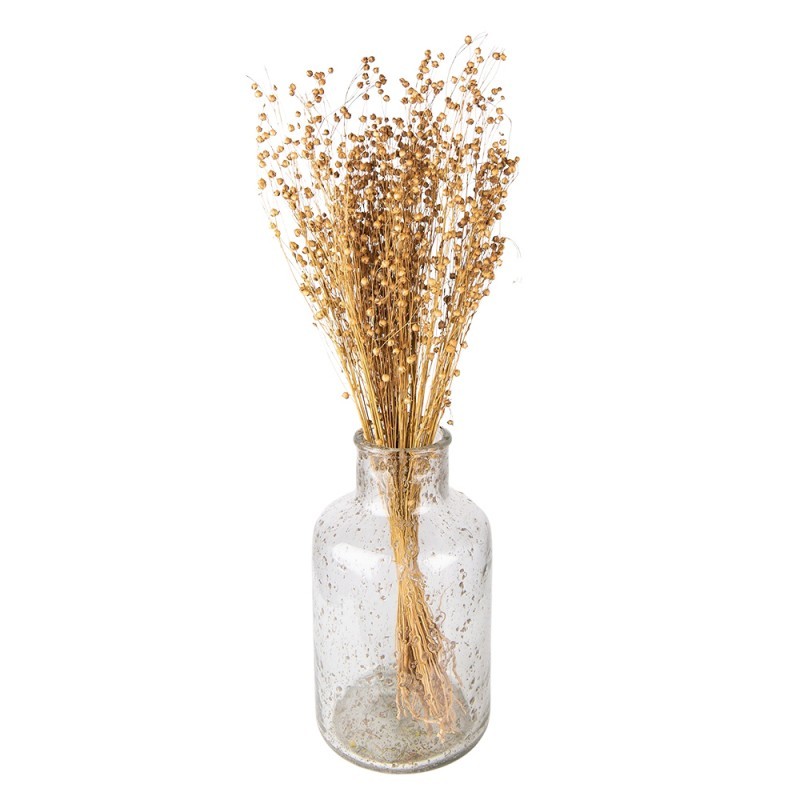 Béžová kytice sušený len - 60 cm (100 gr)