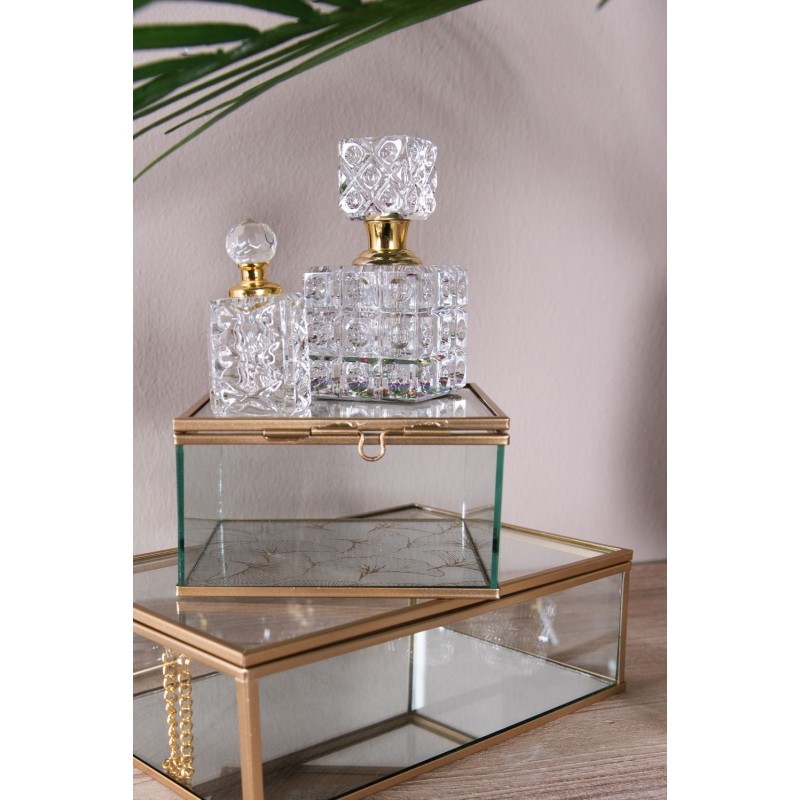 Skleněný flakón na parfém Cristal - 4 cm