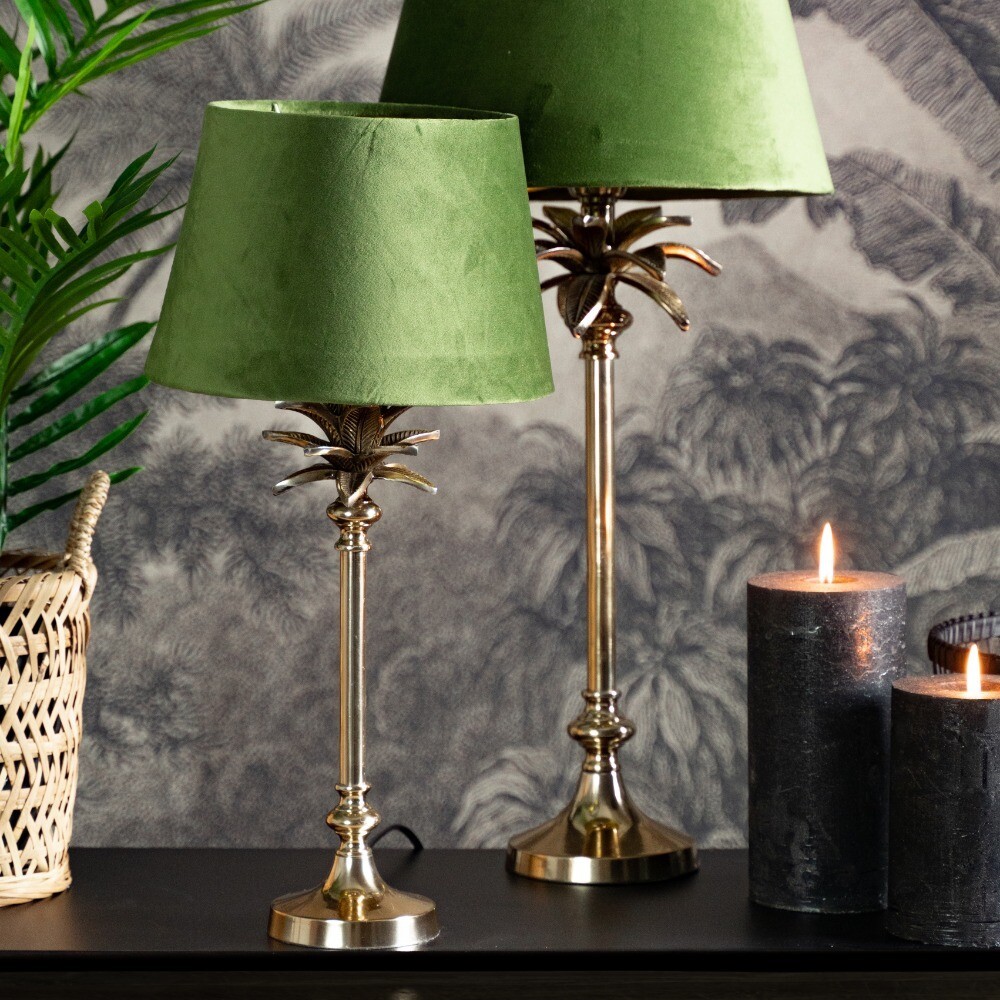 Champagne kovová základna ke stolní lampě Palm - 16*16*50cm/ E27