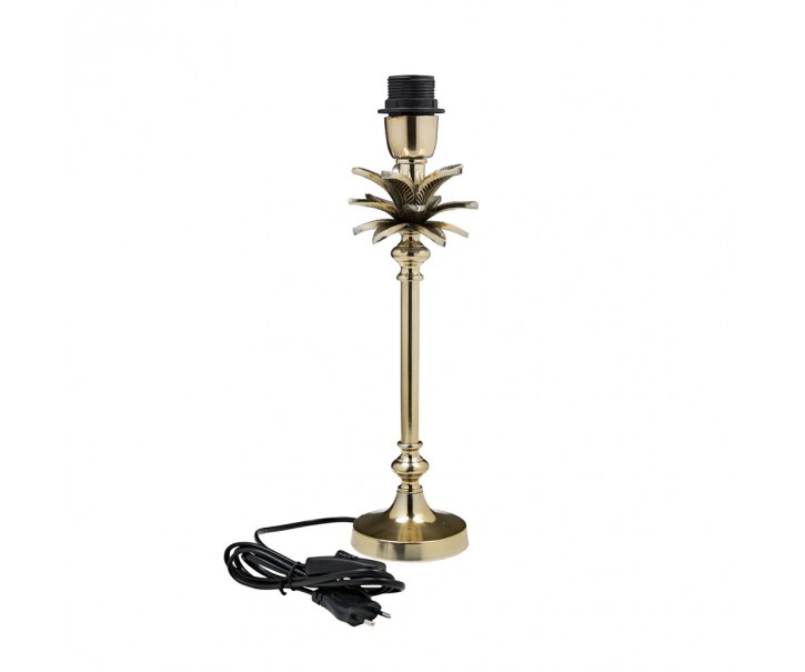 Champagne kovová základna ke stolní lampě Palm - 11*11*41cm/ E27