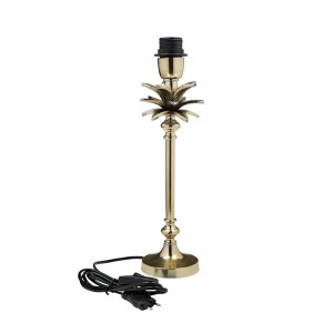 Champagne kovová základna ke stolní lampě Palm - 11*11*41cm/ E27