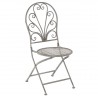 Kovová greige skládací židle se srdíčkovými ornamenty Heartina - 42*52*93 cm
Materiál: kovBarva: greige = šedo-béžová antik s patinouHmotnost : 4,8kg