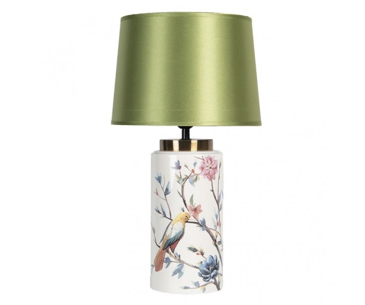 Stolní lampa se zeleným stínidlem Japonais – Ø 27*35 cm E27/max 1*60W