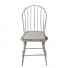 Bílá antik kovová jídelní židle Michel - 45*47*99 cm Barva: bílá antikMateriál: kovHmotnost: 6,612 kg