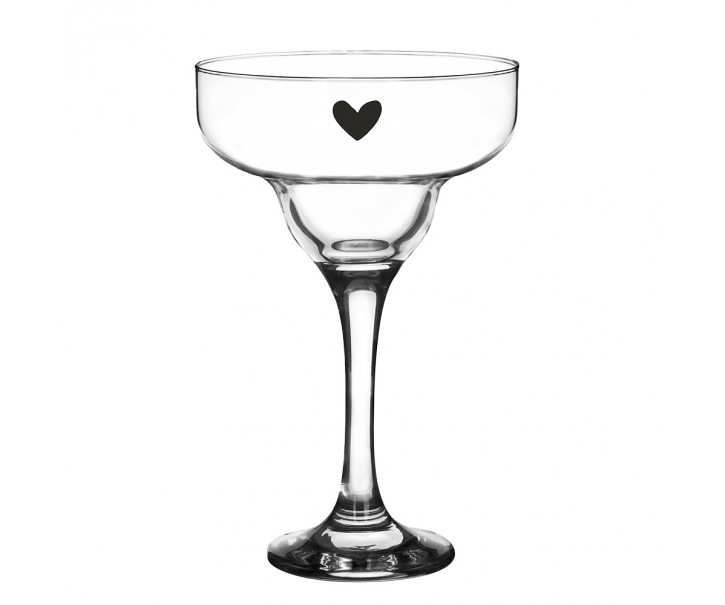 Sklenice na Martini se srdíčkem Heart - Ø 7*17 cm / 200 ml