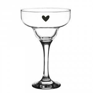 Sklenice na Martini se srdíčkem Heart - Ø 7*17 cm / 200 ml