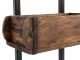 Dřevěná nástěnná polička se 3ks forem Brick Mould Mass - 33*17*60 cm