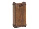 Dřevěná nástěnná polička forma s přepážkou Brick Mould Mass - 15*10*33 cm