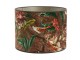 Hnědé květované stínidlo na lampu Passaro brown - Ø 30*21cm/ E27