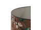 Hnědé květované stínidlo na lampu Passaro brown - Ø 30*21cm/ E27
