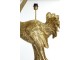 Bronzová antik stojací lampa pštros Ostrich bronze - 62*50*146 cm / E27