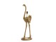 Bronzová antik stojací lampa pštros Ostrich bronze - 38*27*95 cm / E27