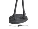 Černá stolní lampa pštros Ostrich black - 38*27*95 cm / E27