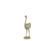 Zlatá antik dekorace pštros Ostrich gold - 19*14*45 cm 