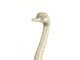 Zlatá antik dekorace pštros Ostrich gold - 19*14*45 cm 