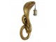 Bronzová antik nástěnná lampa cobra Snake bronze - 18*18*52 cm / E27