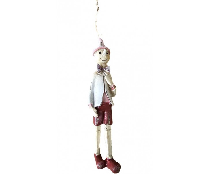 Závěsná dekorativní ozdoba Pinocchio I - 3*3*11 cm