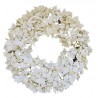 Bílý dekorativní věnec Hortenzie - Ø 40*9cm
Materiál: poly, polystyrenBarva: béžově bílá