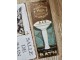 Hnědá antik nástěnná kovová cedule Paris Perfumes - 13*36cm