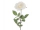 Bílá umělá dekorativní květina růže - 15*7*76 cm