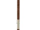 Béžový jutový slunečník s dřevěnou tyčí a třásněmi Boho - ∅165*267 cm