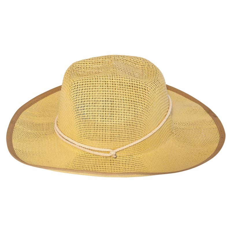 Pánský slaměný klobouk se šňůrkou - 38*34*13cm Esschert design