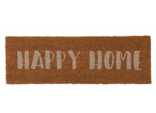 Rohožka z kokosových vláken Happy Home - 75*25*2 cm