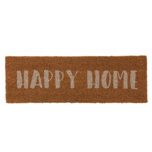 Rohožka z kokosových vláken Happy Home - 75*25*2 cm