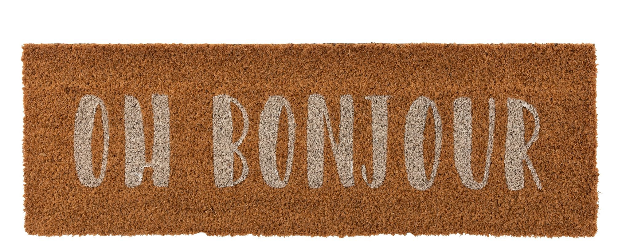 Rohožka z kokosových vláken Oh Bonjour - 75*25*2 cm J-Line by Jolipa