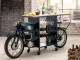 Barový pult s dřevěnou deskou Triumph Bike - 218*56*102cm