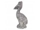 Dekorace pelikán s patinou - 19*11*31 cm