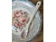 Porcelánová dezertní lžička s růžemi Julia - 2,5*14 cm