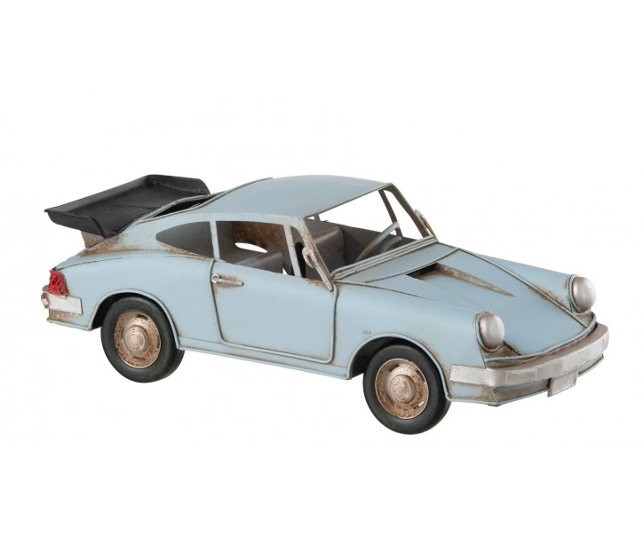 Modrý kovový retro model auta Luxury Car - 26*10*9cm
