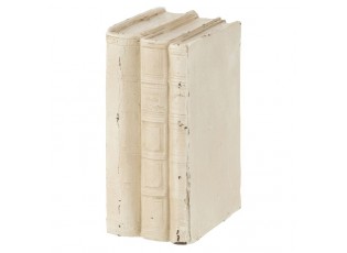 Béžová antik dekorace knihy Old French Books - 11*7*17cm