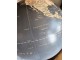 Černo-hnědý dekorativní glóbus na dřevěném podstavci Globe- 22*22*37 cm