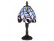 Barevná stolní lampa Tiffany Eby - Ø 15*32 cm E14/max 1*25W