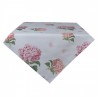 Bavlněný ubrus s květy hortenzie Vintage Grace - 150*150 cm Barva: béžová, růžováMateriál: 100% bavlnaHmotnost: 0,57 kg
