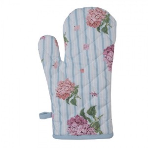 Bavlněná dětská chňapka s květy hortenzie Vintage Grace - 12*21cm