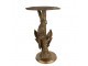 Bronzový antik odkládací stolek s papouškem Parrot - 39*32*60 cm