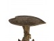 Bronzový antik odkládací stolek s papouškem Parrot - 39*32*60 cm