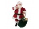 Vánoční dekorace Santa Claus s pytlem dárků - 16*8*28 cm