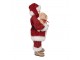 Vánoční dekorace Santa Claus s medvídky - 16*8*28 cm