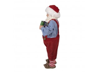 Vánoční dekorace Santa Claus v papučích - 16*8*28 cm