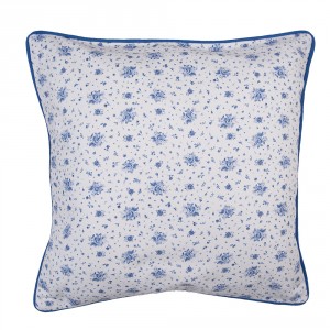Povlak na polštář s modrými růžičkami Blue Rose Blooming - 40*40 cm